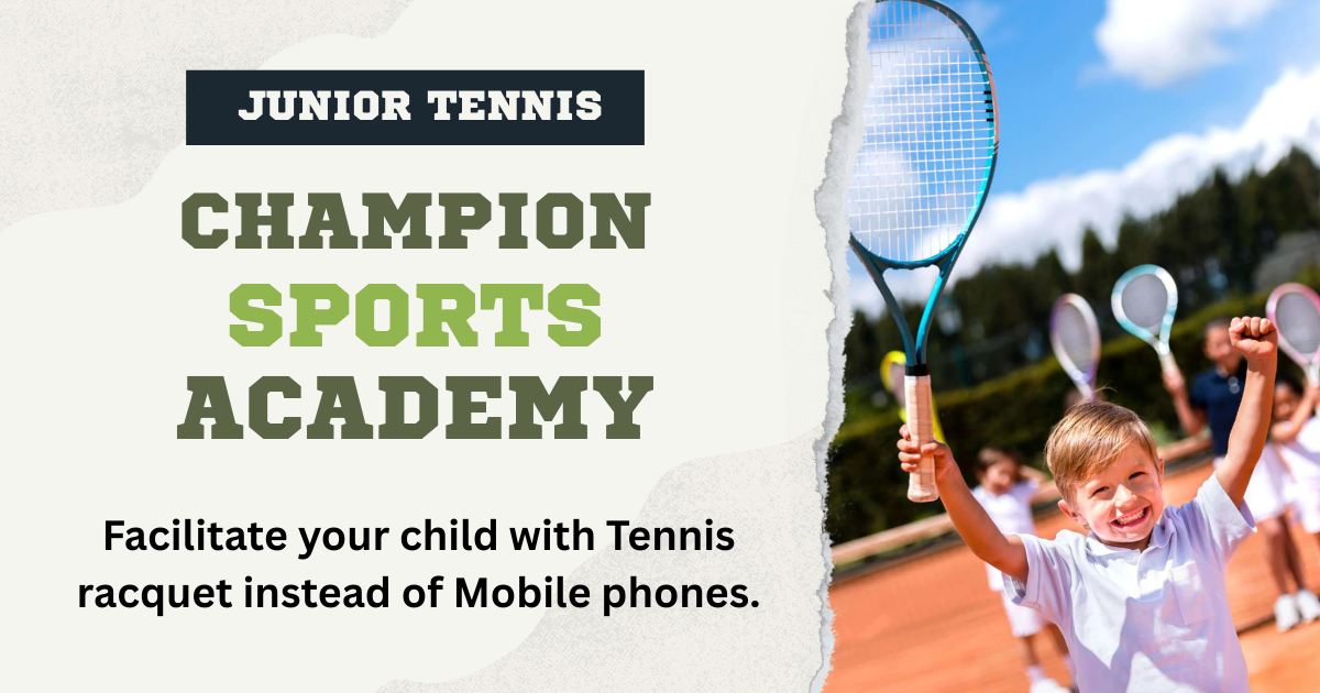 enroll your child for tennis