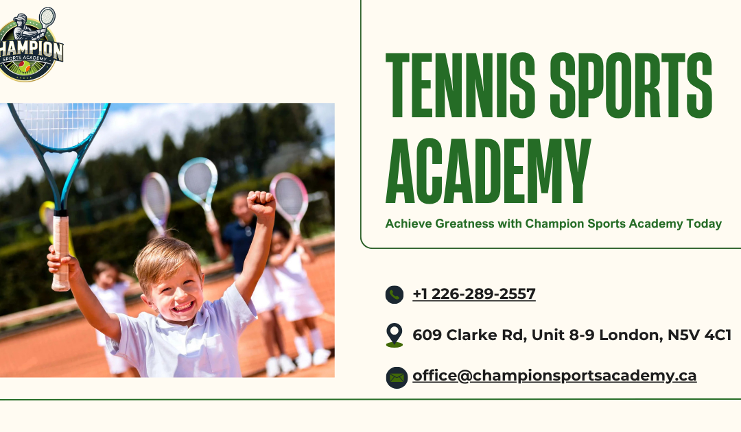 Tennis Sports Academy Training for All Ages 